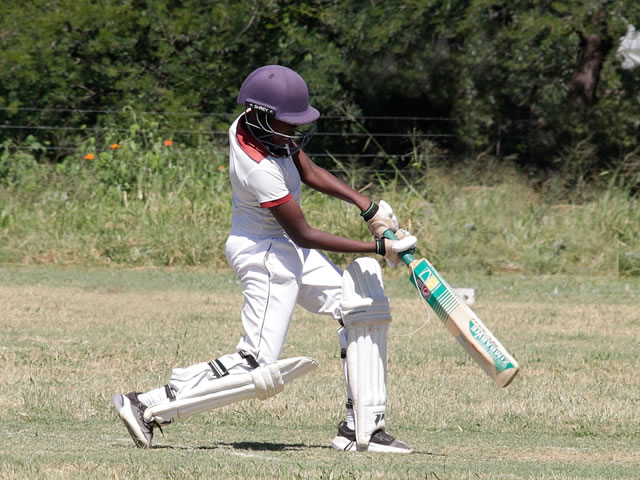 centenary school cricket in action