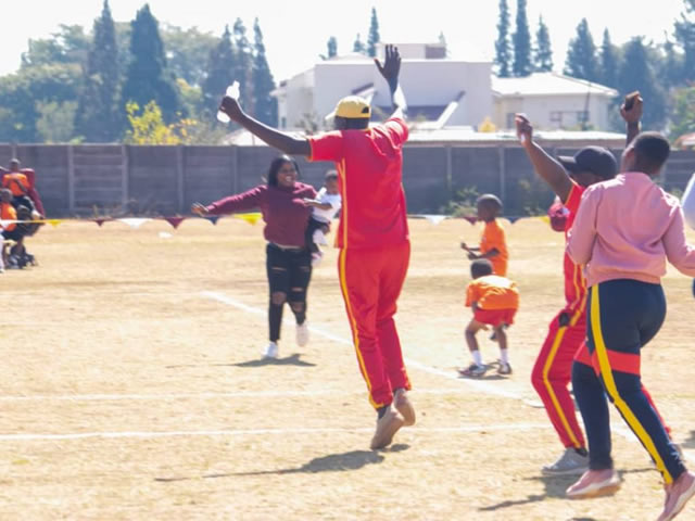 Winners on Infant sports day at centenary primary school bulawayo zimbabwe