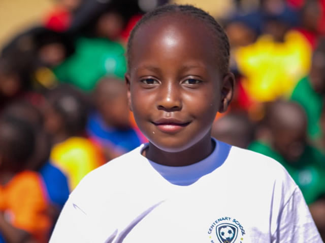 smiles on sports day at centenary primary school bulawayo zimbabwe